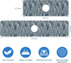 Christmas Forest Sink Faucet Absorbing Mat Pine Spruce Sink Splash Guard Faucet - Image 3