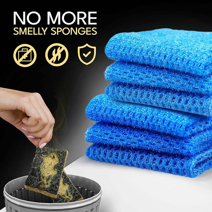 Non Scratch Dish Scrubbers for Cleaning Dishes - Image 9