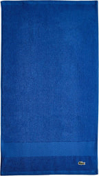 Lacoste Heritage 100% Supima Cotton Hand Towel, Surf Blue, Premium Super Soft by LACOSTE