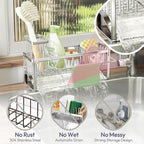 SWTYMIKI Sponge Holder for Kitchen Sink - Image 4