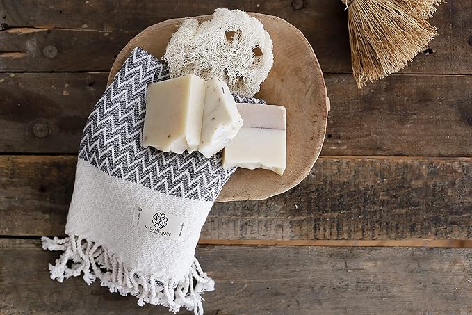 Madamelique Exclusive Hand Towels Set of 2-18 x 40 Inches - Image 2