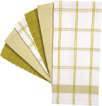 Premium Kitchen Towels | Large Cotton Dish Towels | Flat & Terry Highly - Image 3