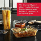 Rubbermaid Brilliance Glass Storage 4.7-Cup Food Containers - Image 4