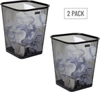 Mind Reader Mesh Trash Can, Waste Paper Basket, Metal Mesh, 9.75"L x 9.75"W x - Image 7