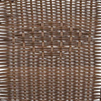 Flash Furniture Lila Modern Rattan Indoor/Outdoor Stackable Dining Chairs, Stacking Rattan Bistro Chairs for Patio or Restaurant, Set of 4, Brown - Image 15