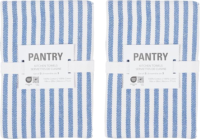 KAF Home Premium Kitchen Towels, Large 100% Cotton, Flat & Terry Absorbent Dish - Image 2