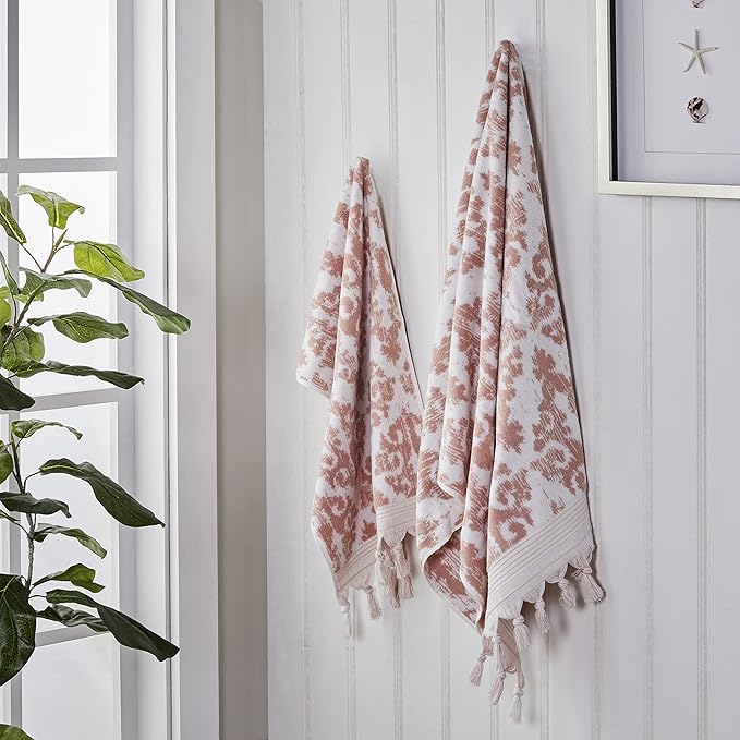 SKL Home Mirage Fringe 100% Turkish Cotton Bath Towel - Image 4