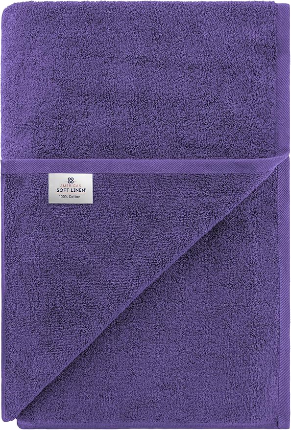 American Soft Linen 100% Cotton 600 GSM Turkish 40x80 Oversized Bath Towel Sheet - Image 6