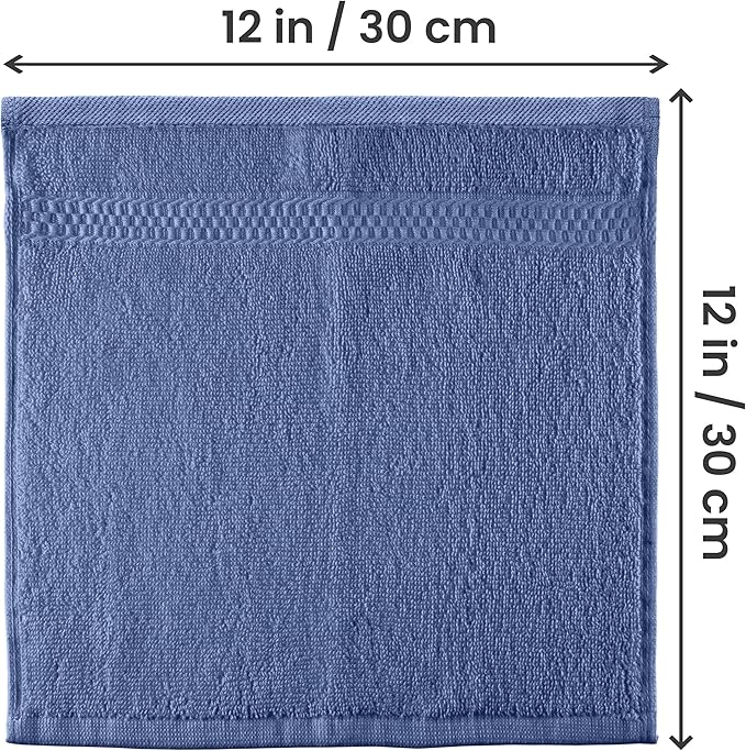 Utopia Towels 12 Pack Premium Wash Cloths Set, 12 by 12 Inches, 100% Cotton - Image 2
