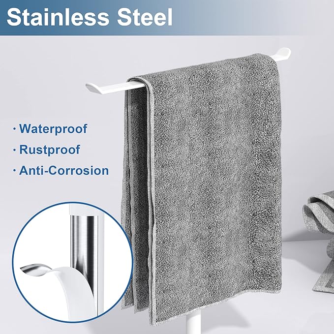 Towel Rack T-Shape Hand Towel Holder - Image 3
