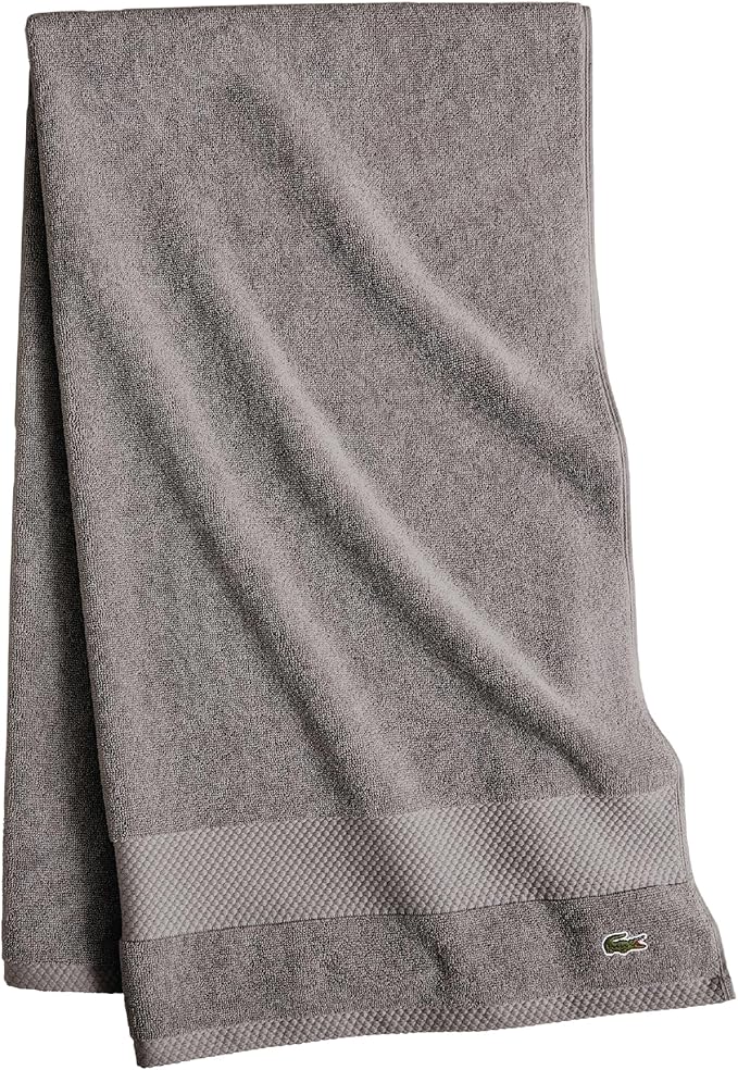 Lacoste Heritage 100% Supima Cotton Bath Towel, Premium Super Soft Bath Towel by LACOSTE