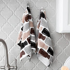 T-Fal Fiber Reactive Print Kitchen Towels: Highly Absorbent, Super Soft - Image 5