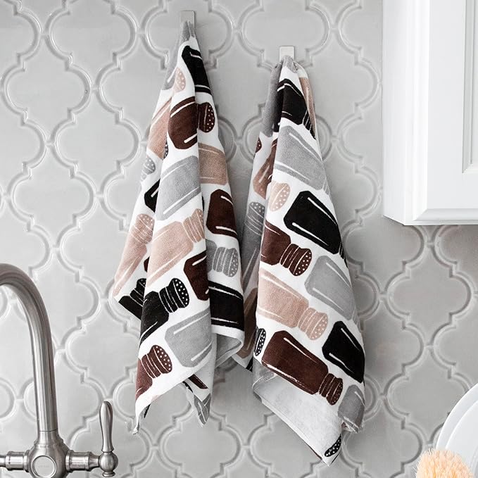 T-Fal Fiber Reactive Print Kitchen Towels: Highly Absorbent, Super Soft - Image 5