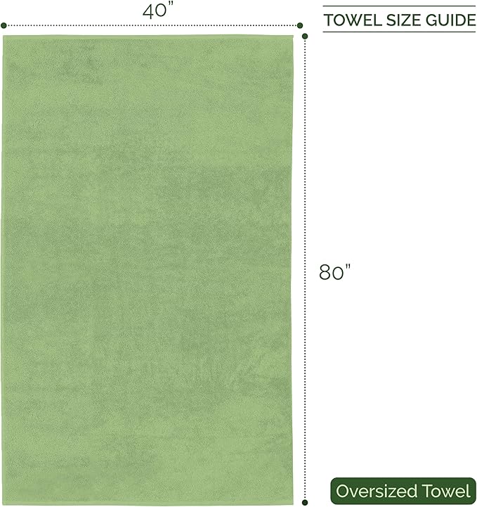 Elegant Comfort Three Line Popcorn Extra Large Luxury Bath Towel - Image 4