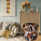 Cute Dogs Different Dog Laundry Basket Foldable - Image 7