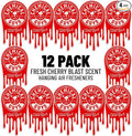 Chemical Guys Hanging Air Freshener, Fresh Cherry Scent 12 Pack, Dorm Room & by ChemicalGuys