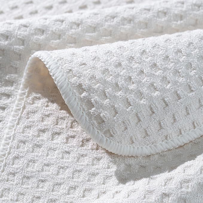 POLYTE Ultra Premium Microfiber Kitchen Dish Hand Towel Waffle Weave, 8 Pack - Image 3