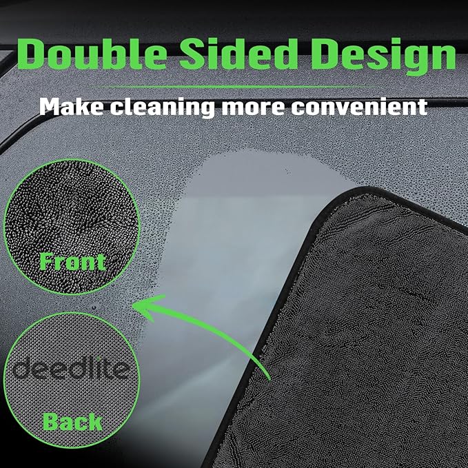 Bath Wipes Shower Cleaning Cloths, Premium Car Drying Towel | Ultra Absorbent - Image 5