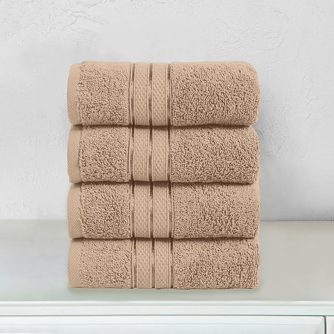 Elegant Comfort Three Line Popcorn Towel Set - Image 2