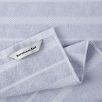 KitchenAid Albany Kitchen Towel 4-Pack Set, Lavender Cream/White - Image 3