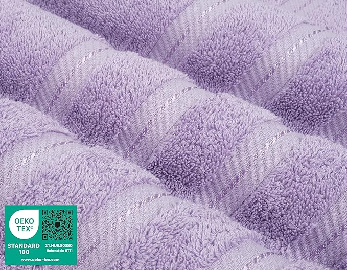 American Soft Linen Luxury 6 Piece Towel Set, 2 Bath Towels 2 Hand Towel 2 - Image 3