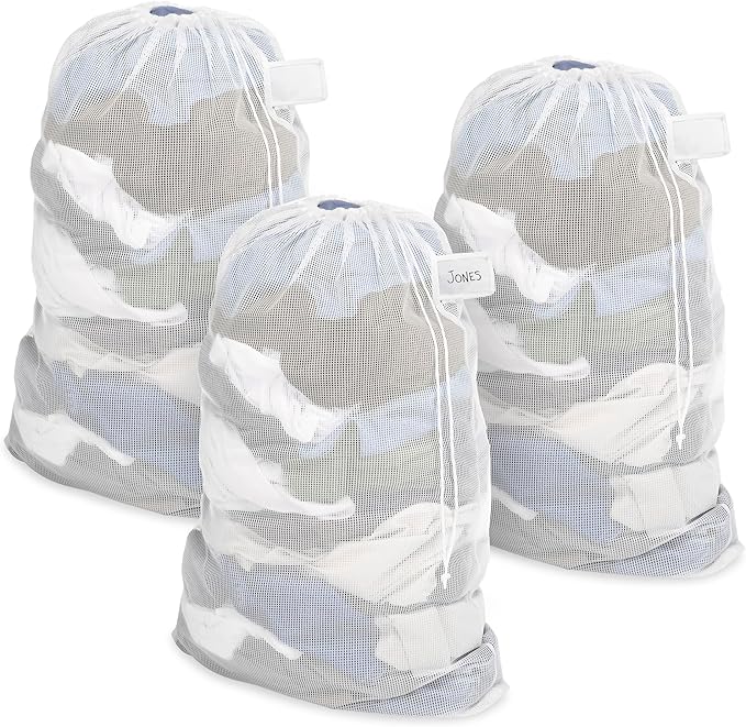 Whitmor Mesh Laundry Bag with ID Tag - Image 4