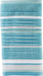 SKL Home Seabrook Stripe 100% Cotton Premium 2-Piece Hand Towel Set, 550 GSM - Image 2