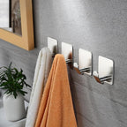 YIGII Adhesive Towel Hooks, Strong Stick on Bathroom Hooks - Image 3