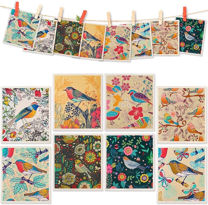 Lucomb 8 Pack Swedish Dishcloths by Lucomb