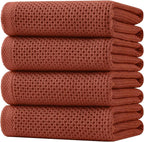 Homaxy 100% Cotton Waffle Weave Kitchen Dish Towels, Ultra Soft Absorbent Quick by Homaxy