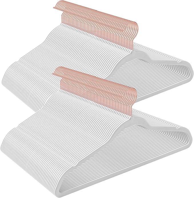 SONGMICS Slim Velvet Hangers, Non-Slip Clothes Hangers by SONGMICSbySONGMICSHOME