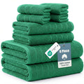 Casa Platino 100% Mercerized Cotton Bathroom Towel Set by CasaPlatino