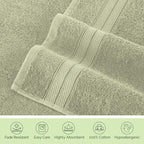 Elegant Comfort Luxury 6-Piece Towel Set, Premium Soft 100% Turkish Cotton - Image 8