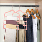 Velvet Pants Clothes Hanger Space Saving Non Slip Pants Shorts Hanger, - Image 6