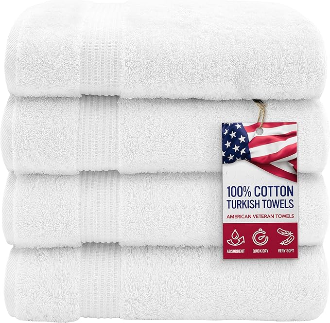 American Veteran Towel, 100% Cotton Turkish Bath Towels by AmericanVeteranTowel