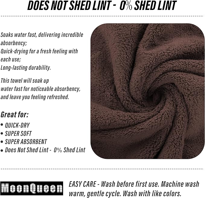 MOONQUEEN 18 Pack Premium Hand Towels - Image 4