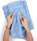 American Soft Linen Luxury 4 Piece Bath Towel Set, 600 GSM 100% Cotton Turkish - Image 5