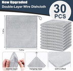 Navona 30 Pcs New Upgrade Steel Wire Dishcloth, Double-Layer Steel Wire - Image 2