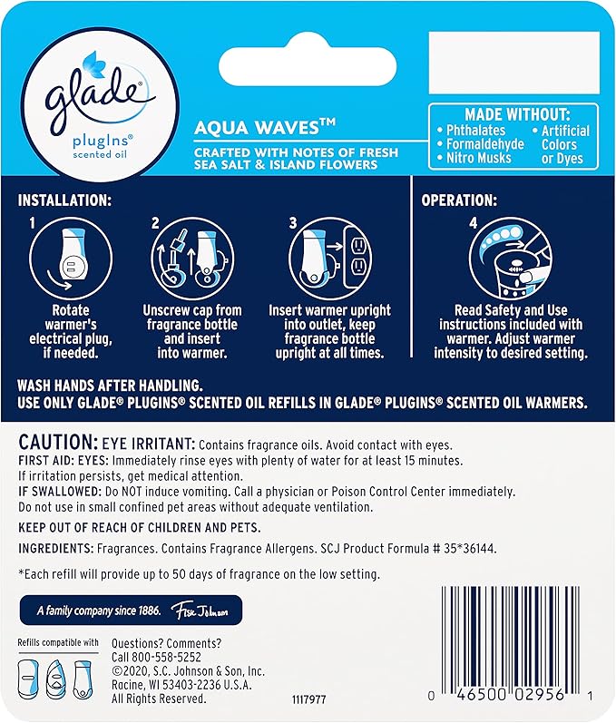 Glade PlugIns Refills Air Freshener, Scented and Essential Oils - Image 2