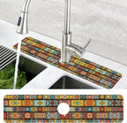 Vintage Mandala Floral Dish Drying Mat - Image 4