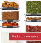 Rubbermaid Brilliance Pantry Food Storage Container Set, Airtight & Leak-Proof - Image 6
