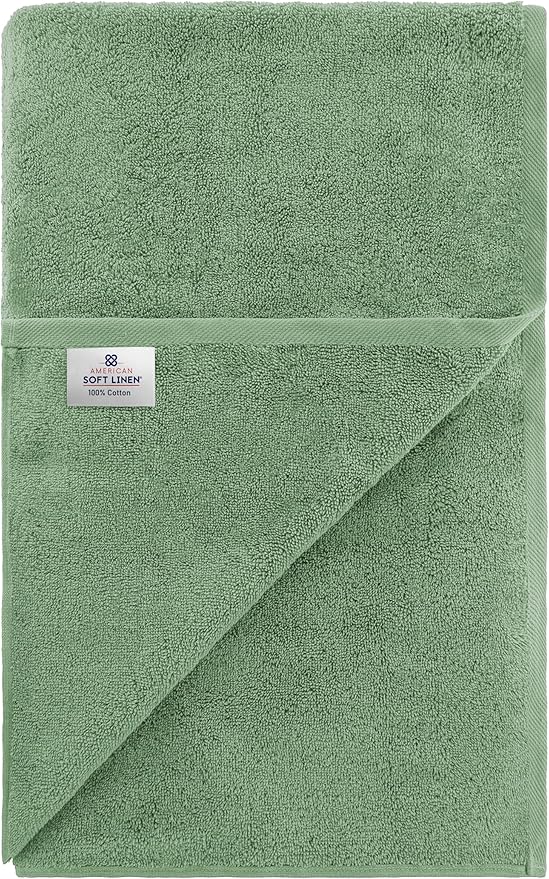 American Soft Linen 100% Cotton 600 GSM Turkish 40x80 Oversized Bath Towel Sheet - Image 6