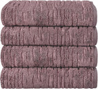 SKL Home CloudSoft Cotton Luxury 4 Pc Bath Towel Set by SKLHomebySaturdayKnightLtd