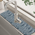 Christmas Forest Sink Faucet Absorbing Mat Pine Spruce Sink Splash Guard Faucet by Unknown