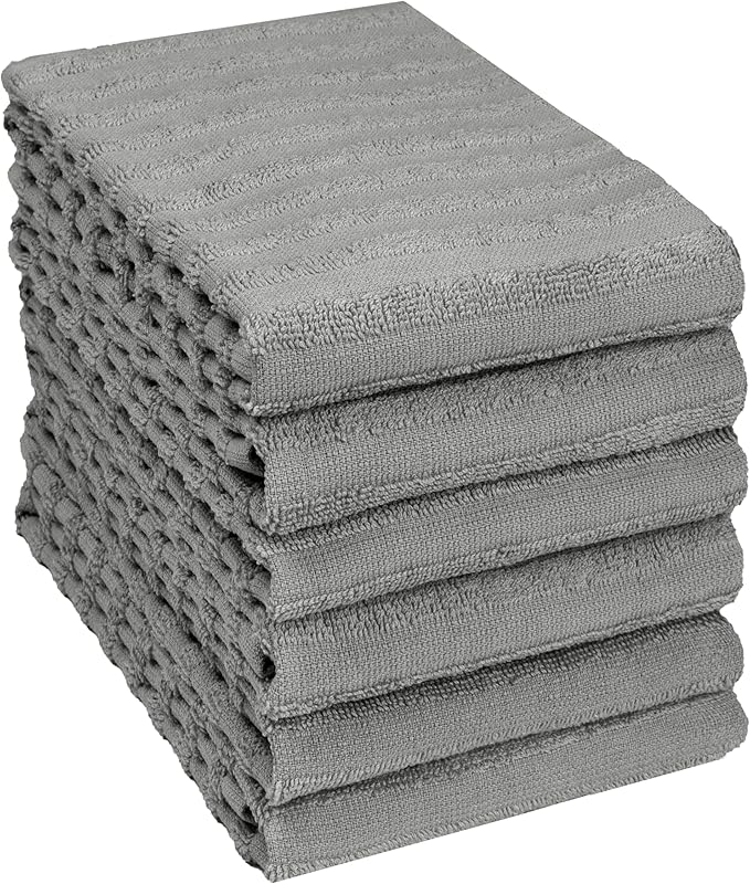 Premium Kitchen Towels | Large Cotton Dish Towels 400 GSM | Highly Absorbent - Image 2