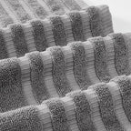 Modern Threads Oxford 6-Piece 100% Cotton Towel Set – Yarn Dyed Jacquard & - Image 3