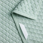 Martha Stewart Honeycomb Chambray Textured Kitchen Towel 4-Pack Set, 100% Cotton - Image 3