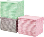 Amazon Basics Microfiber Cleaning Cloths, Ultra Absorbent, Scratch-Free by AmazonBasics