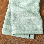 KitchenAid Albany Kitchen Towel 4-Pack Set, Pistachio/White - Image 4