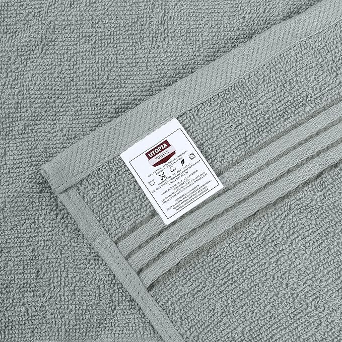 Utopia Towels Wash Cloths Set, 12 by 12 Inches, 100% Cotton Ring Spun, Highly - Image 9
